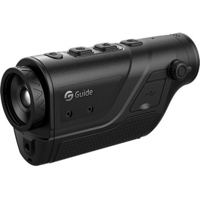 Тепловизионный монокуляр GUIDE TD210 256x192 12μm (10 мм, зум x1.5, x3, ЛЦУ, Wi-Fi, до 8 ч, обнаружение 400 м)